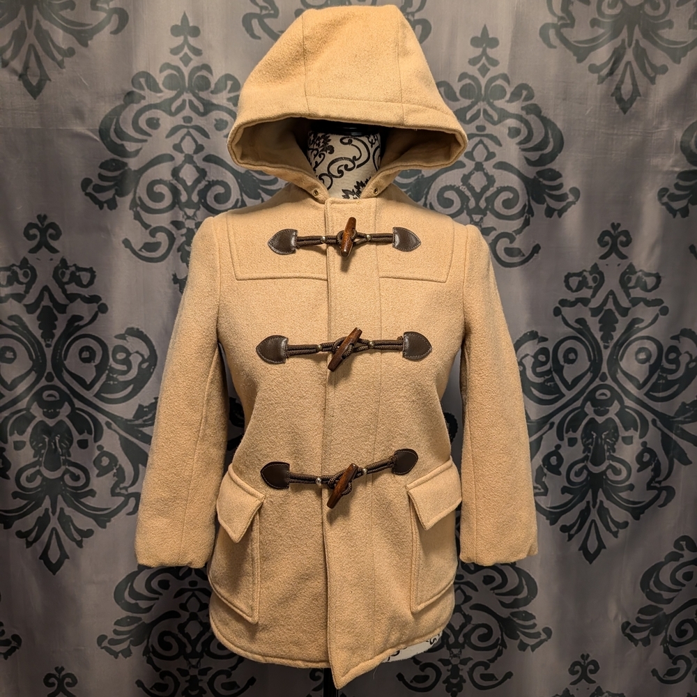 Vintage 1970's Children's Duffle Coat With Wood Toggles- Canadian Made 🍁